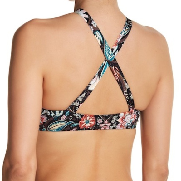 NWT L*SPACE Serina Floral Bikini Top - Picture 2 of 2
